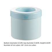 Portable 2 In 1 Ice Bucket Mold With Lid Space Saving Cube Maker Tools For Kitchen Party Barware